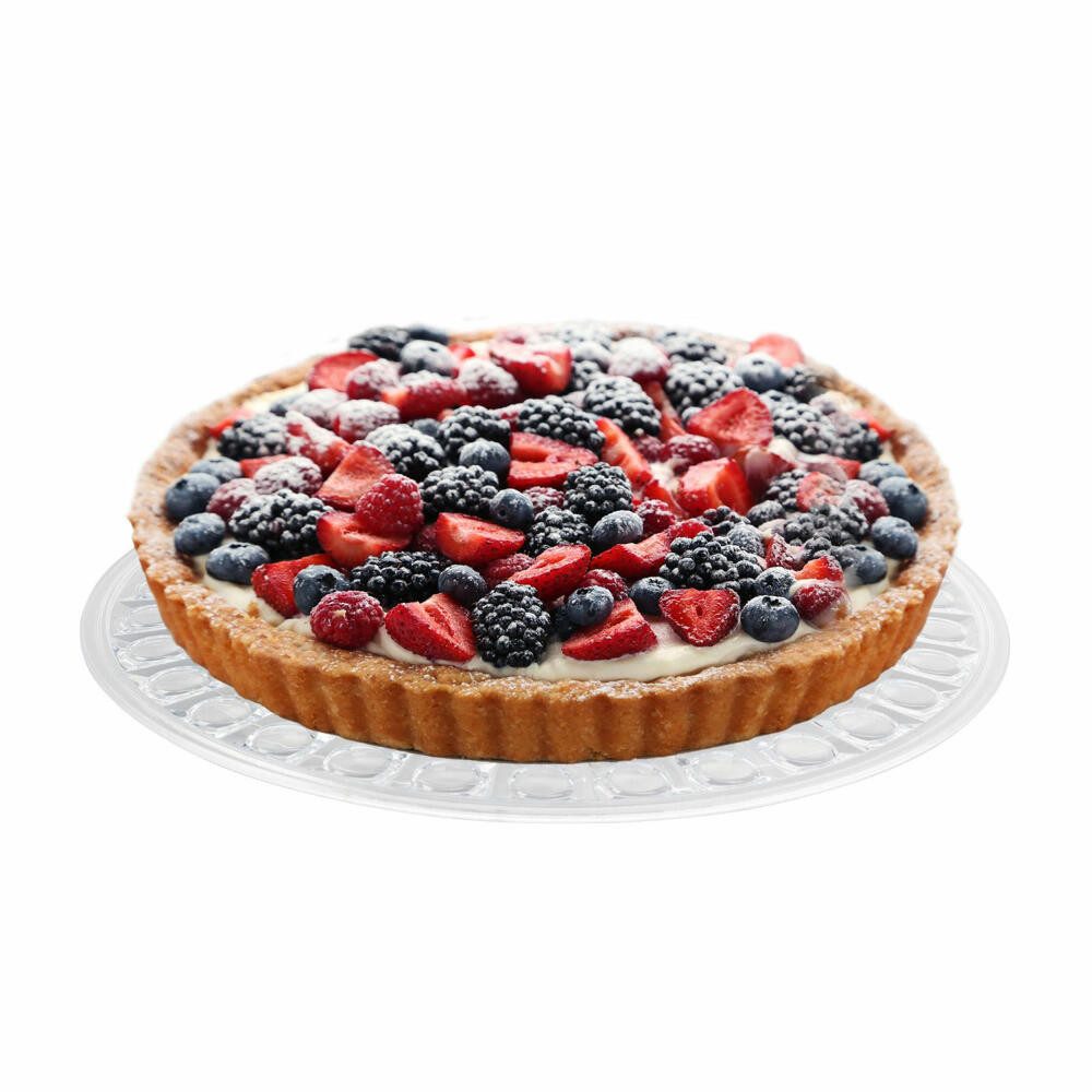 WESTMARK Kuchenplatte 2 Tortenplatten, Ø 31 cm, Glasoptik, Bruchunempfindlich, Kunststoff, PS