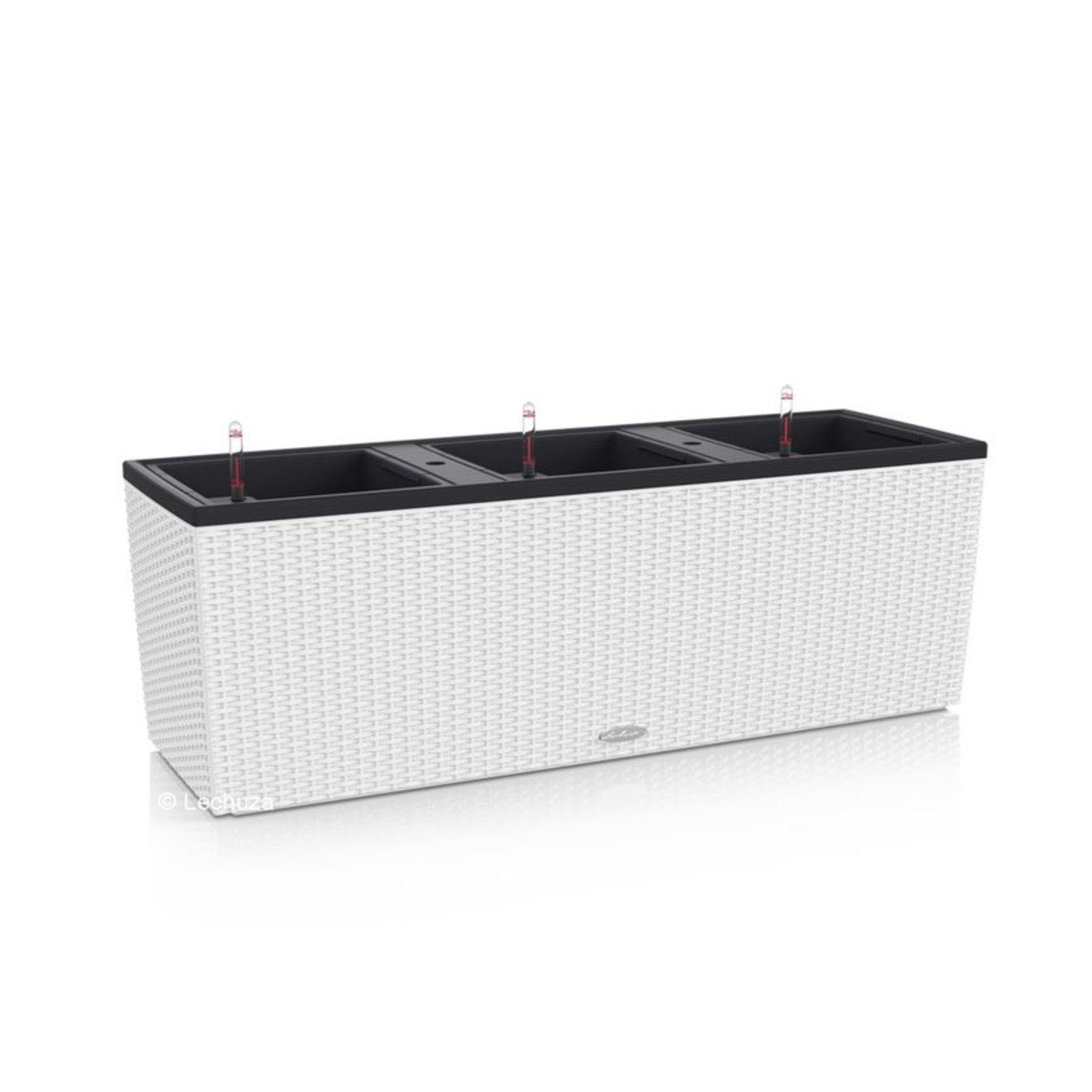 Lechuza® Hochbeet Pflanztrog Trio Cottage 30 weiss