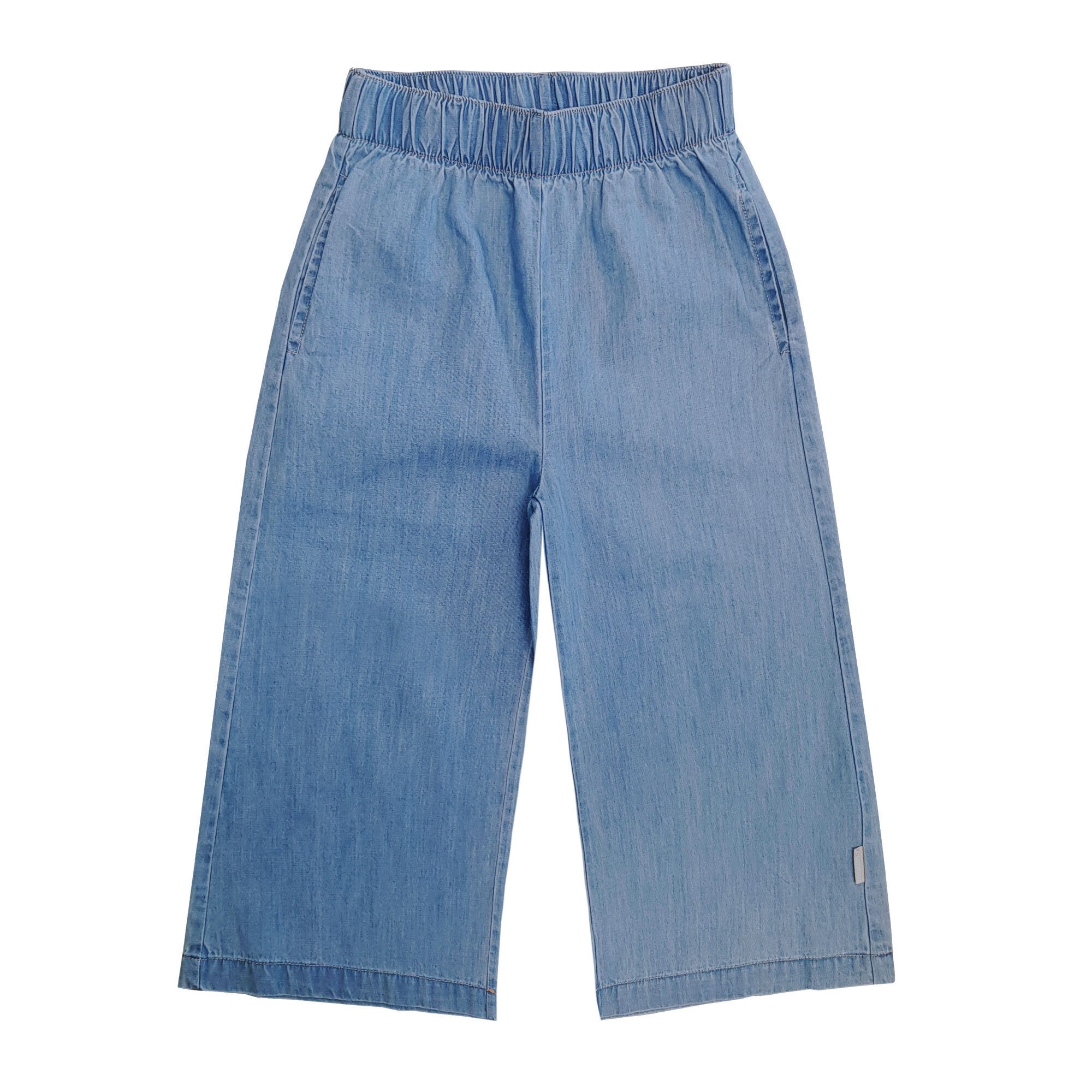 MAXIMO Stoffhose MINI GIRL-Hose, Denim-Optik, weites Bein, lang (1-tlg) Denim-Optik