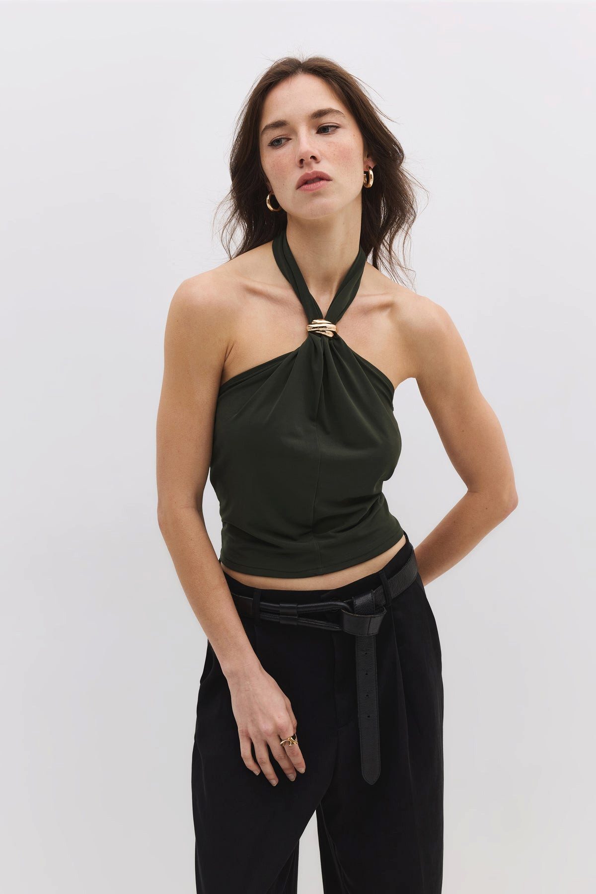 Blusentop schulterfreie Bluse