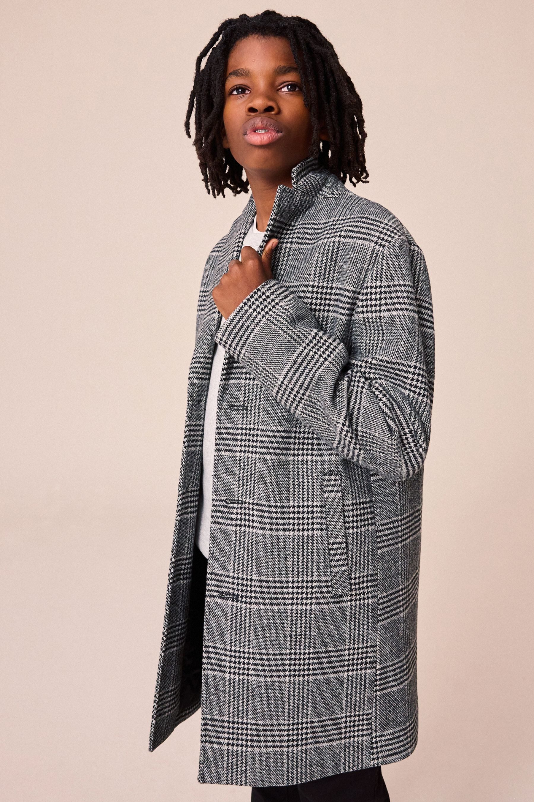 Next Kurzmantel Monochromer Mantel (1-tlg)