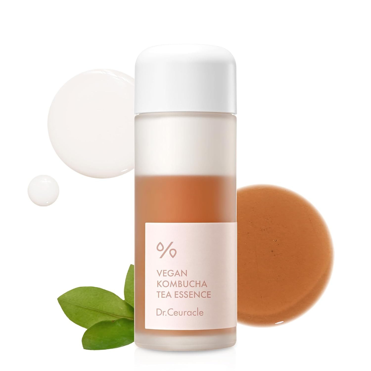 Dr. Ceuracle Gesichtsserum Vegan Kombucha Tea Essence 150 ml – Feuchtigkeitsspendende Gesichtsessenz mit Kombucha & Grüntee, milchige Toner-Essenz zur, Stärkung der Hautbarriere, für alle Hauttypen geeignet