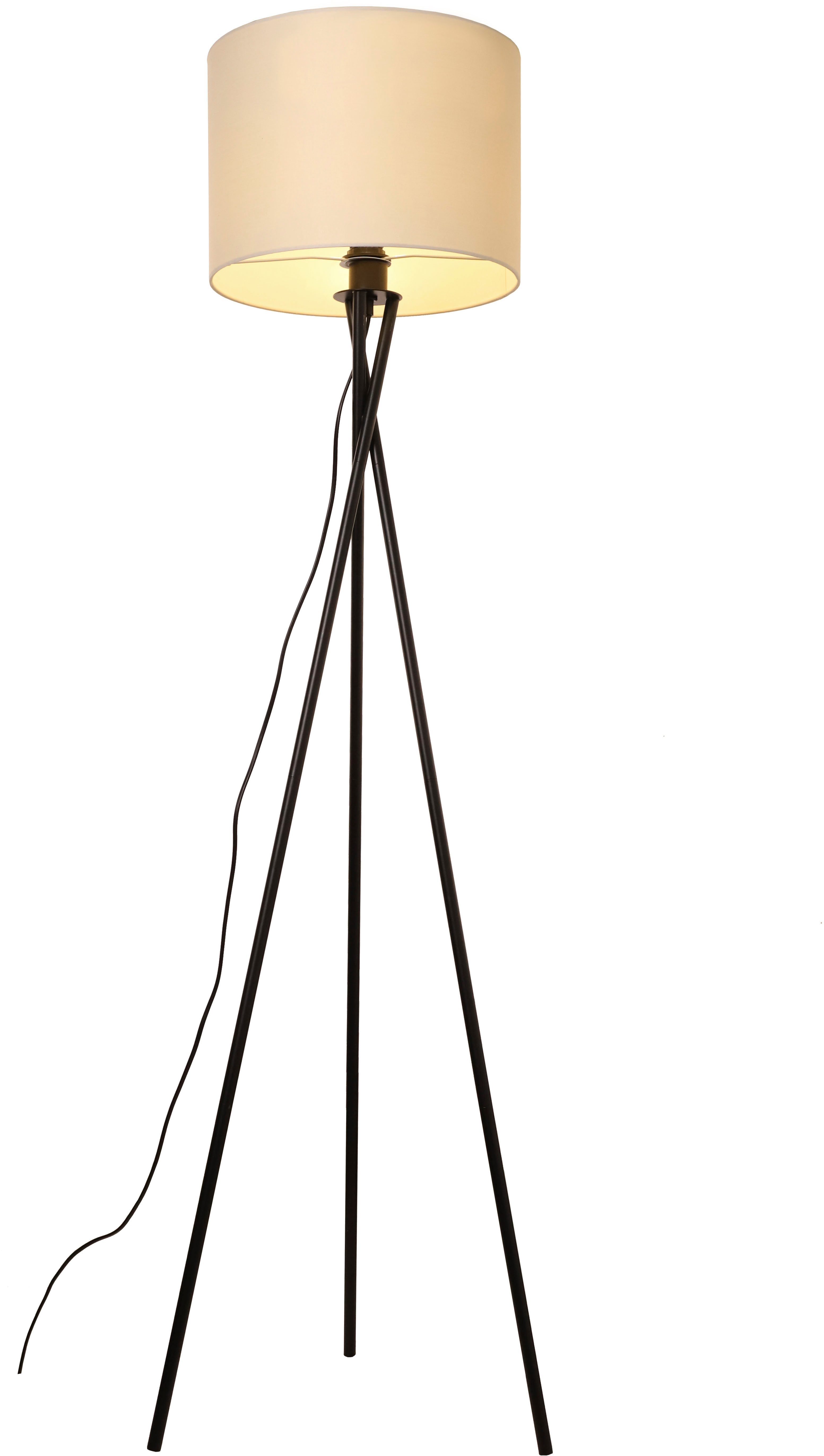 my home Stehlampe Ahrhütte, ohne Leuchtmittel, Stehlampe mit standfestem Dr günstig online kaufen