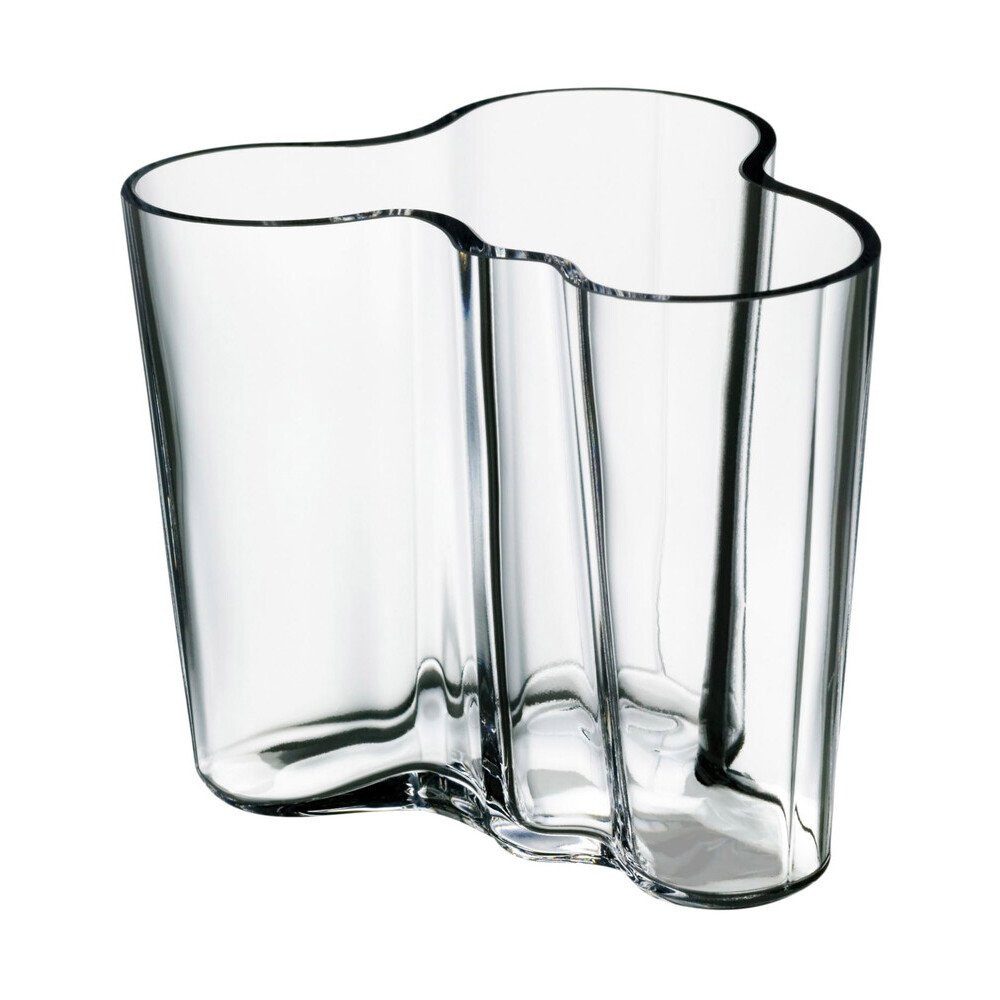IITTALA Tischvase Vase 10 cm Alvar Aalto klar (1 St), Vase, Glas, klar