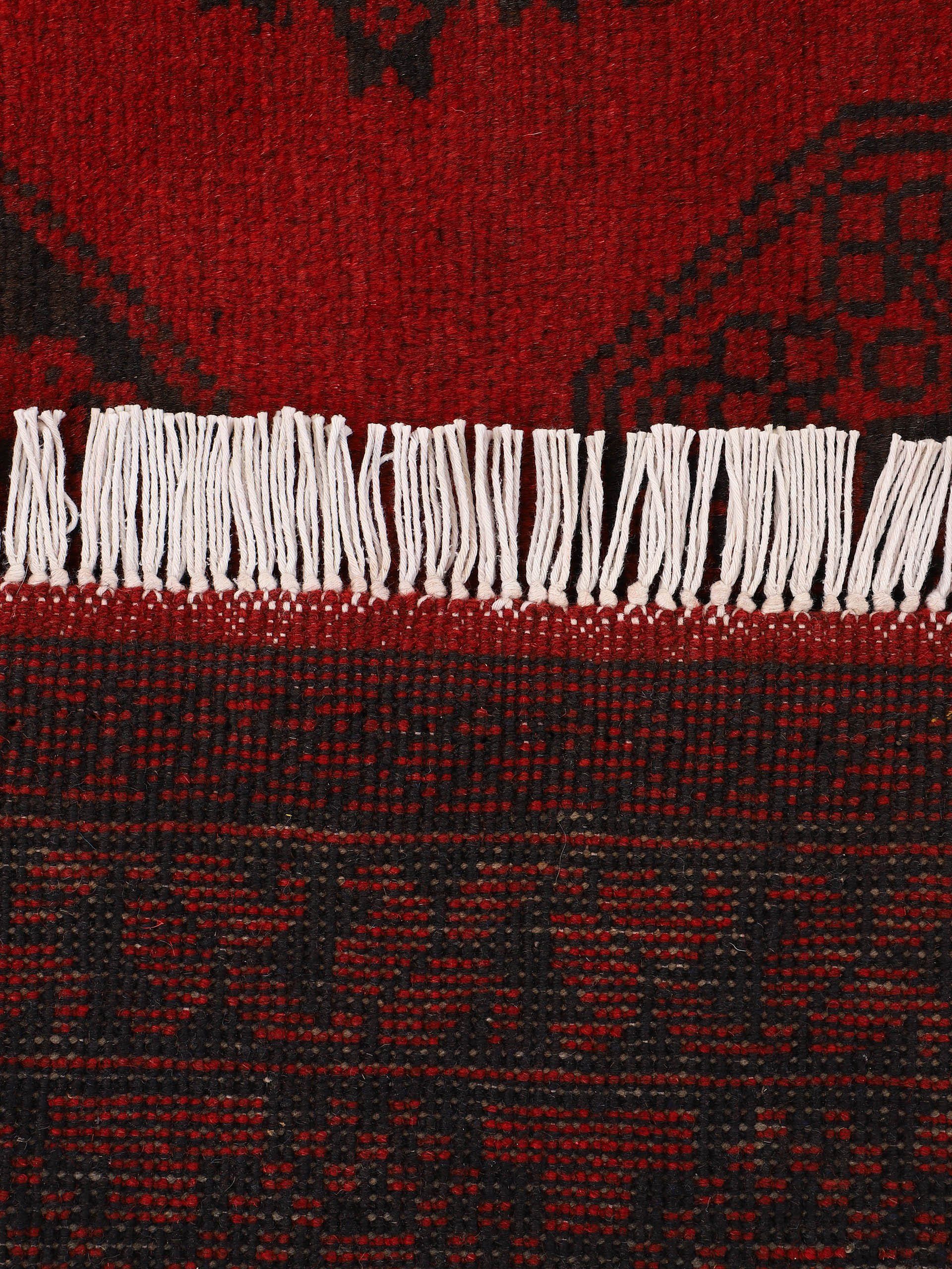 Woven Arts Orientteppich Afghan Akhche, auch als Läufer, rechteckig, Höhe: 10 mm, handgeknüpft, reine Wolle für ein warmes Raumklima, Wohnzimmer