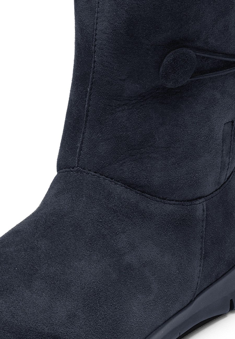 vitaform Damen Stiefeletten Veloursleder & Doubleface Stiefelette