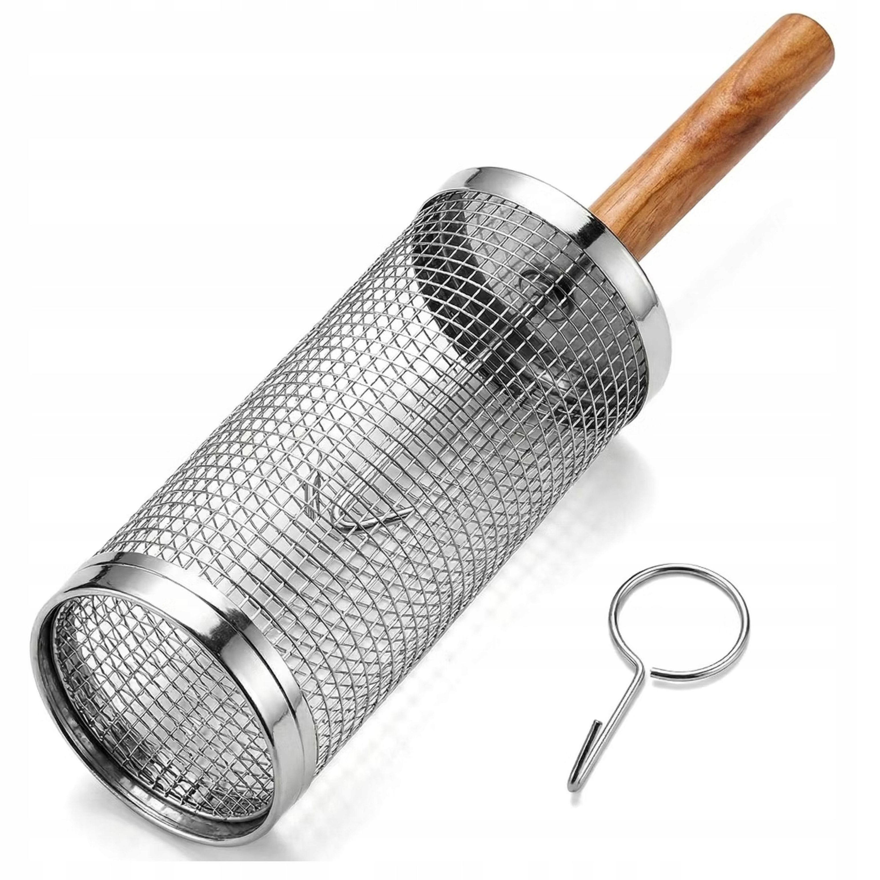 Festivalartikel drehbare Lünette Grillkorb Edelstahl 304 Drehbar 360° BBQ Gemüse Fisch Fleisch, (1-St)