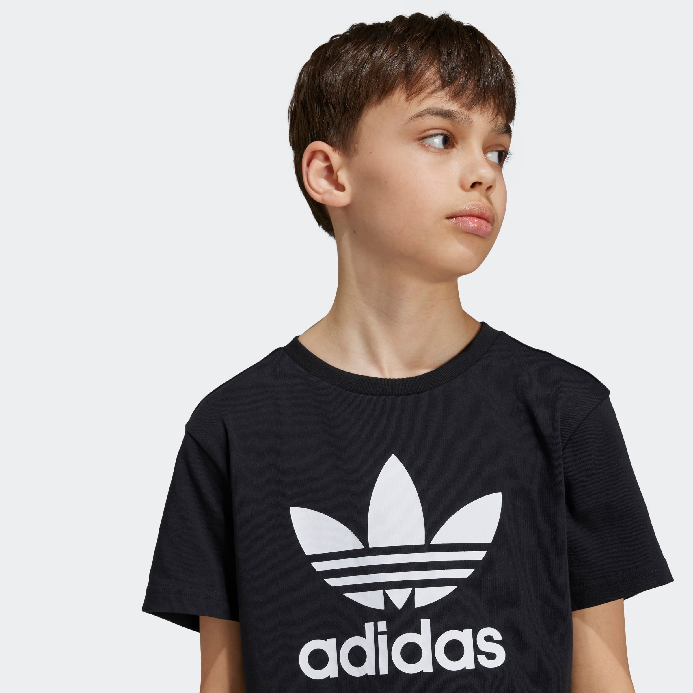adidas Originals T-Shirt ADICOLOR TREFOIL KIDS für Kinder und Teens, sportlicher Stil, ohne Verschluss