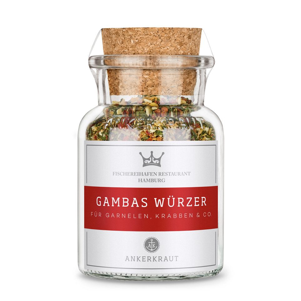 Ankerkraut Gewürz Fischereihafen Restaurant Gambas Würzer, Ankerkraut Gewürzzubereitung für Fisch - Ankerkraut Partner Kochen