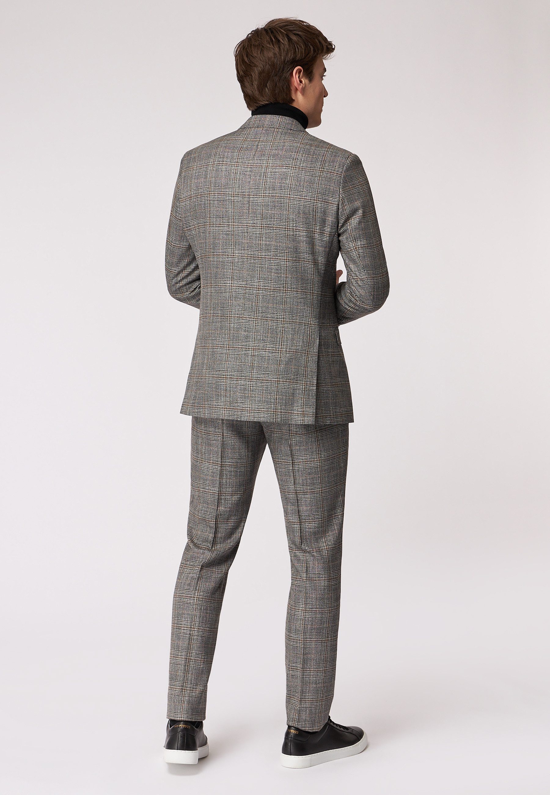 Roy Robson Hosenanzug mit Karomuster im Slim Fit günstig online kaufen