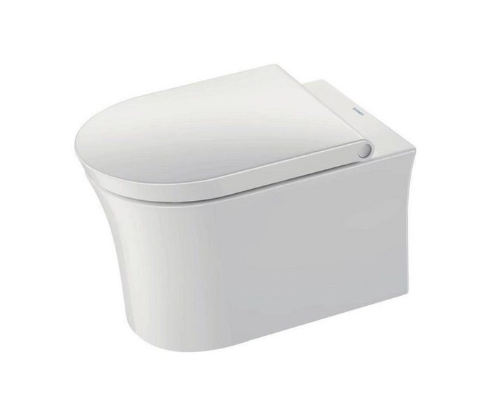 Duravit Bidet Wand-Tiefspül-WC WHITE TULIP HygieneFlush rimless HygieneGlaze weiß