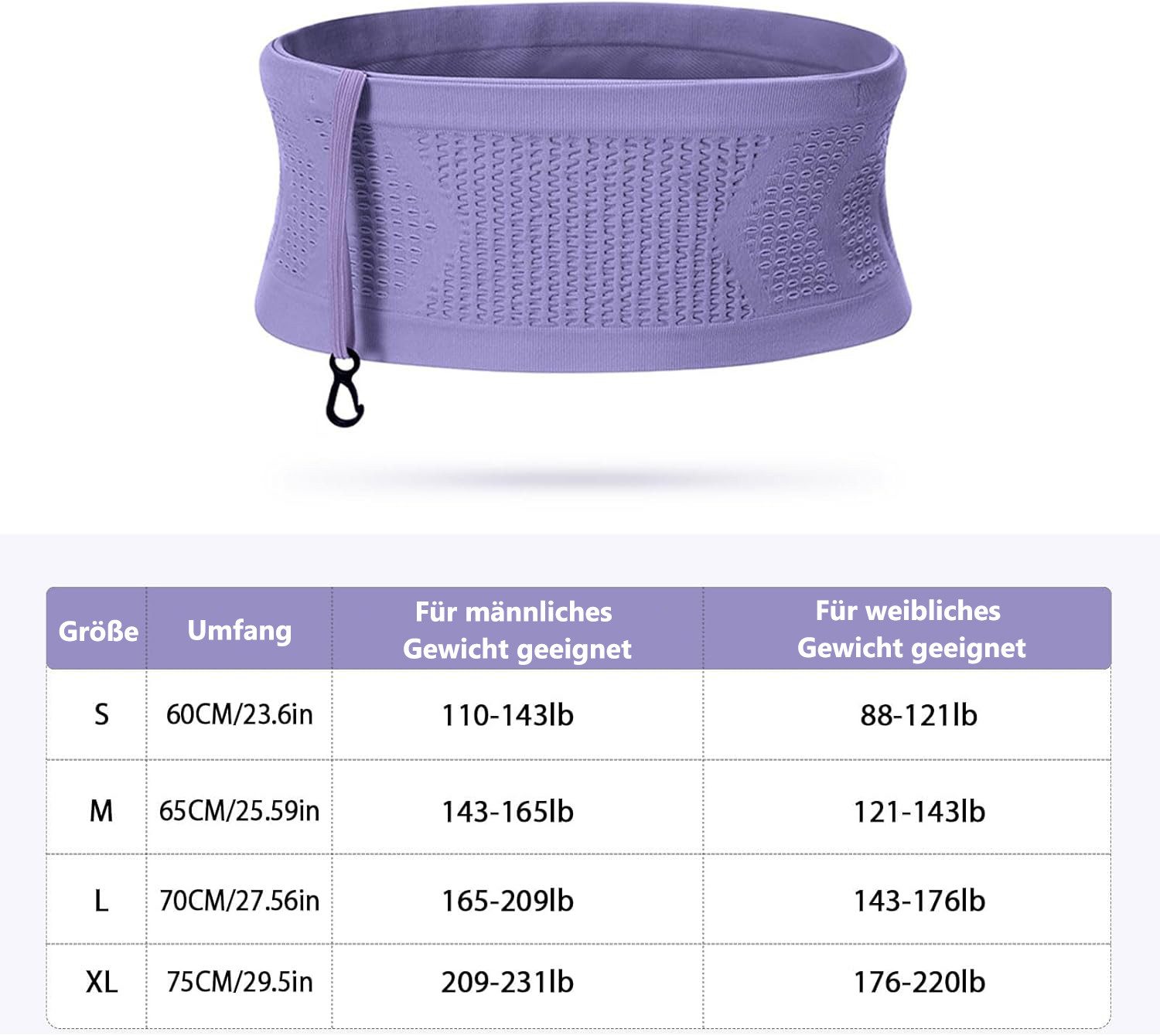 Coonoor Gürteltasche Multifunktionale atmungsaktive verdeckte Hüfttasche günstig online kaufen