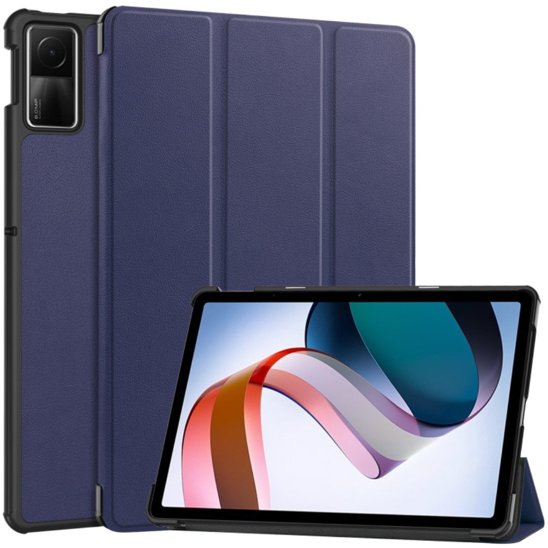SmartUP Tablet-Hülle für Xiaomi Redmi Pad 2 / Pad SE 11" Tasche Etui Klapphülle Schutzglas 11 Zoll, integrierte Standfunktion, integrierter Magnetverschluss
