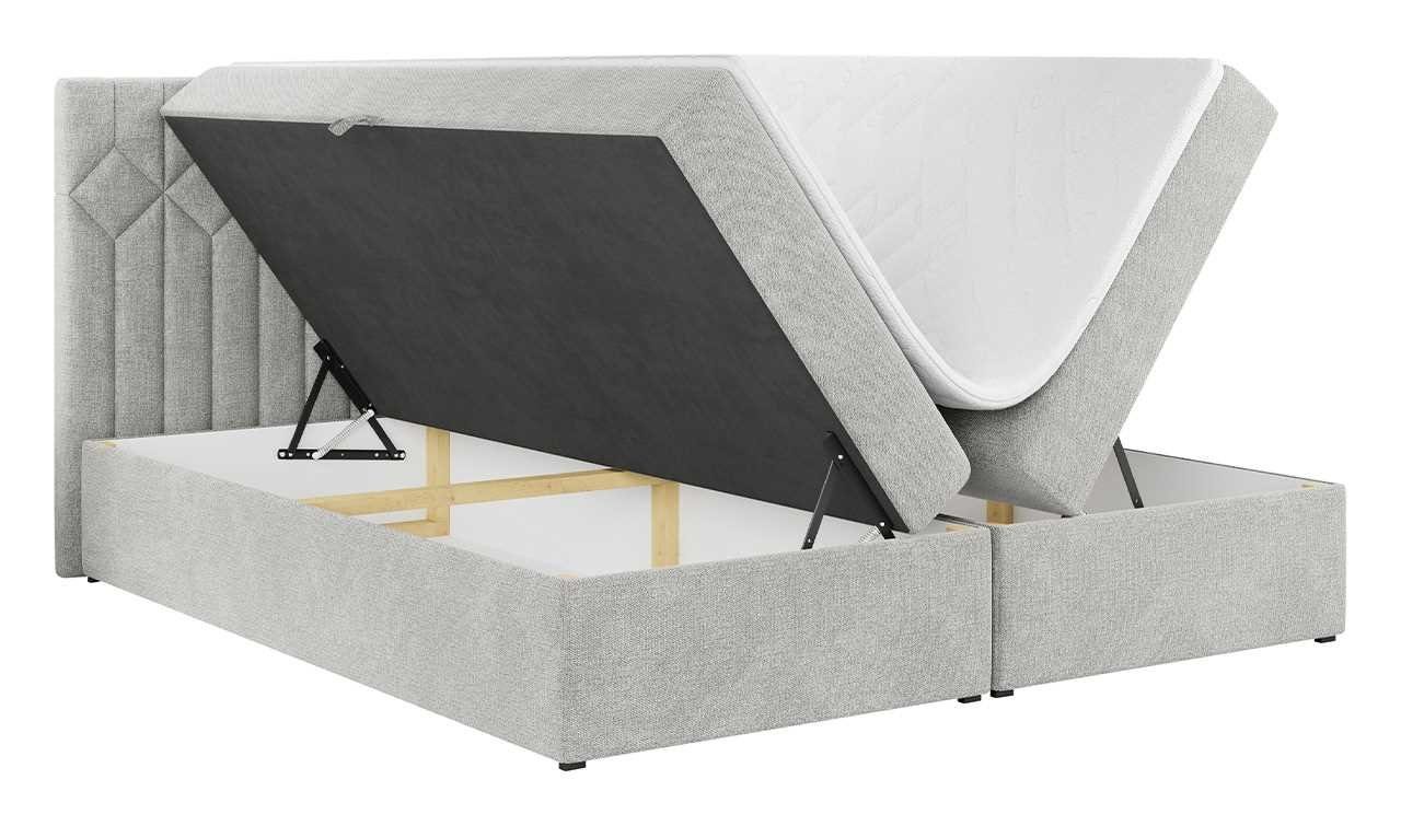 Schlafzimmer, Kopfstütze, Boxspringbett 5, mit MÖBEL für STELLE Multipocket-Matratze Doppelbett MKS