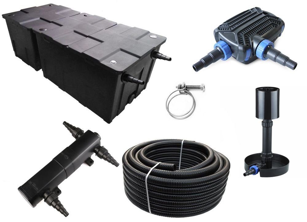 Aquaone Teichfilter »AquaOne Teich Filteranlage Set Nr.77 CBF 550 B