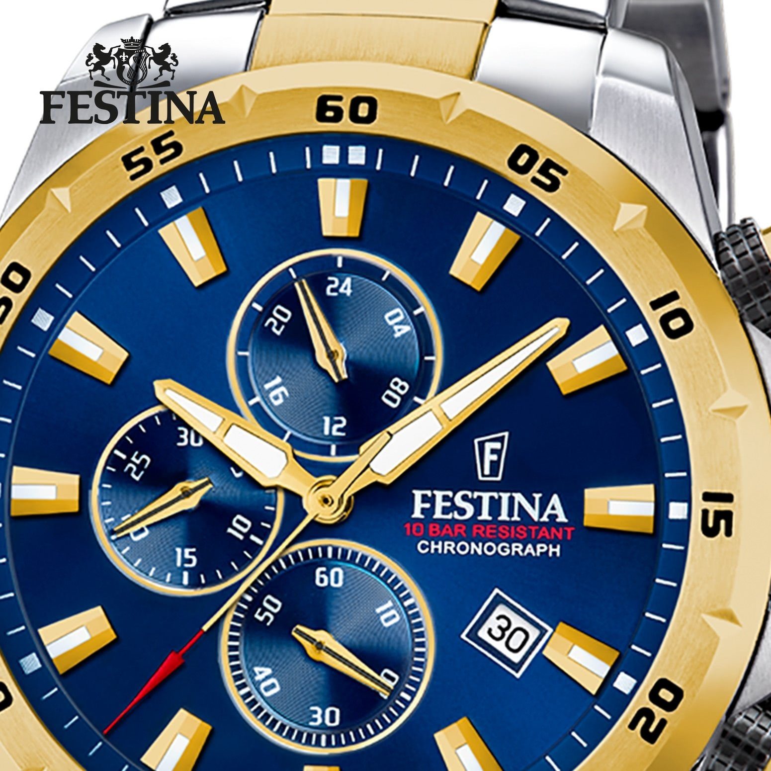 Festina Quarzuhr Festina Herrenuhr Chronograph Sport, günstig online kaufen