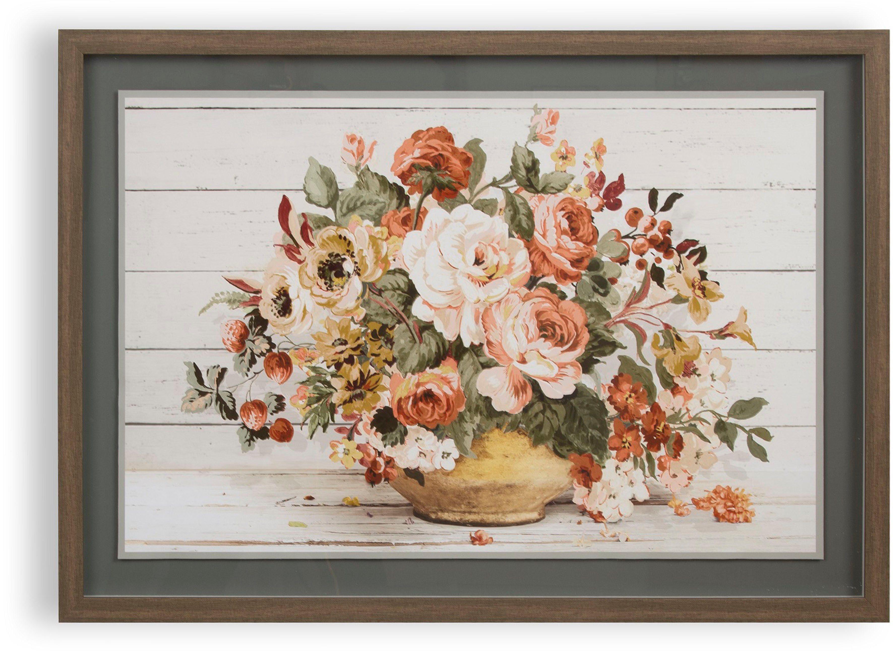 LAURA ASHLEY Bild mit Rahmen Rosemore, Blumen, Romantisch (1 St), Bild Rosemore 50x70 cm. € 107,99