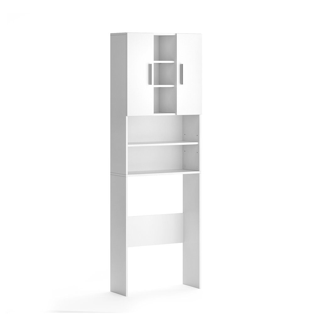 Vicco Waschmaschinenschrank Luis Weiß 190 x 64 cm günstig online kaufen