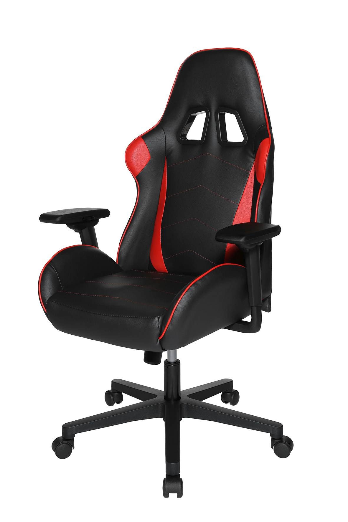 TOPSTAR Gaming-Stuhl Gaming Chair Bürostuhl SPEED CHAIR 2, Kunstleder Schwarz Rot, Top Star