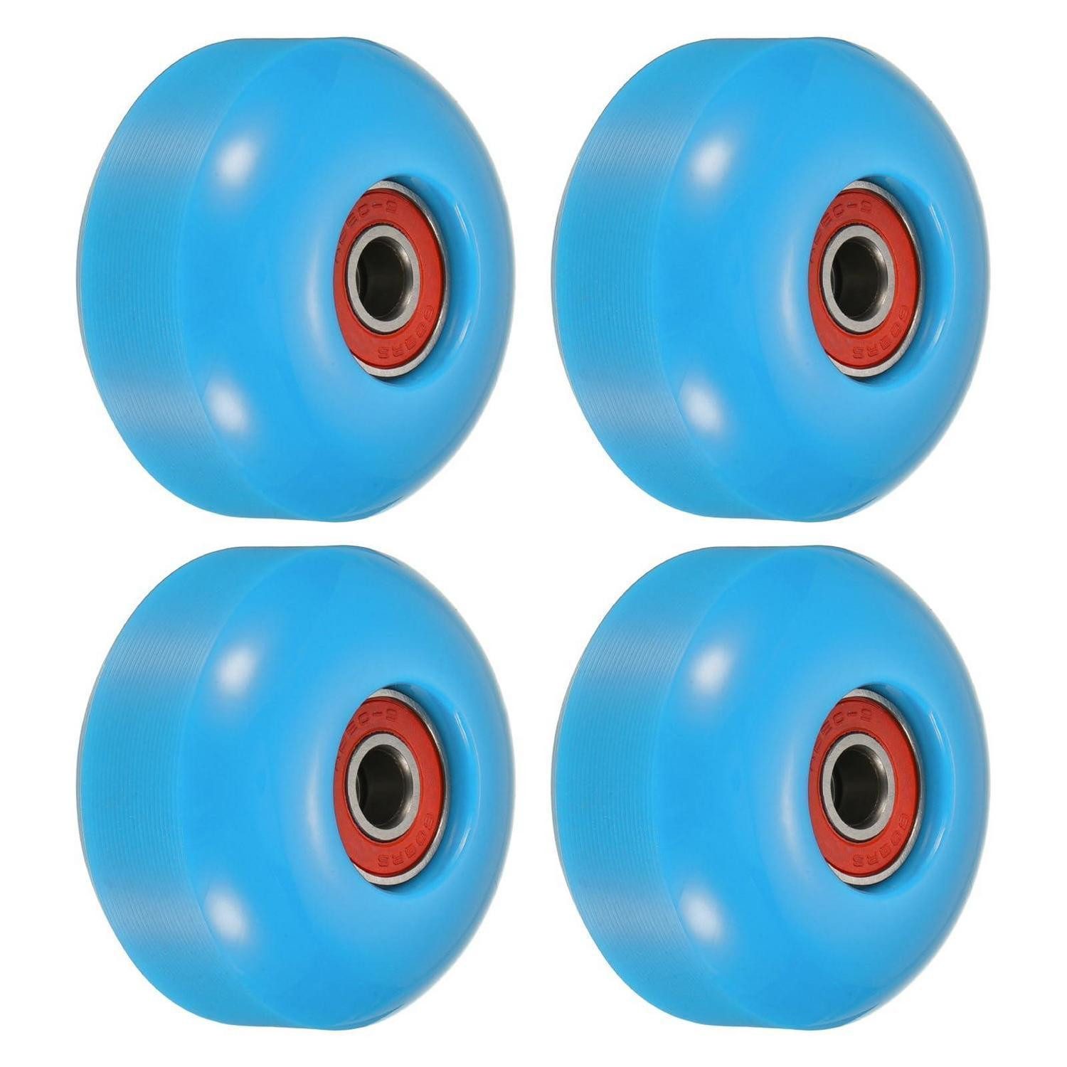 LuxusKollektion Skateboard Skateboard Rollen 52mm Rot/Blau 95A PU (4-St)