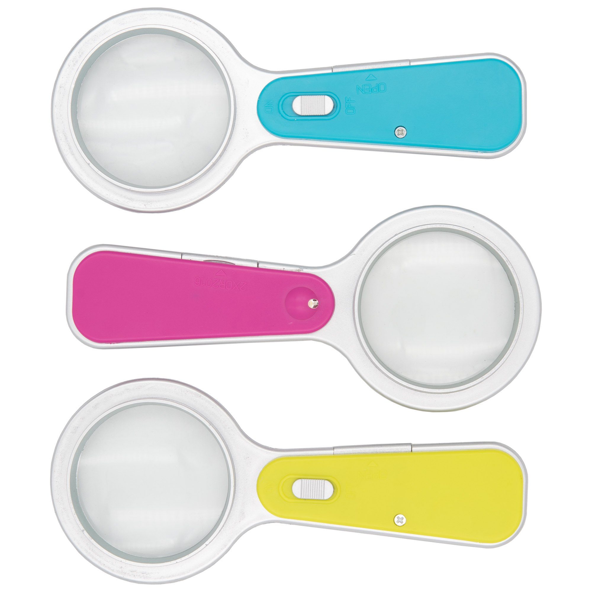 TSB Werk Handlupe LED Handlupe Lesehilfe Vergrößerungsglas Lupe 5x, Leselupe, Sehhilfe, Taschenlupe