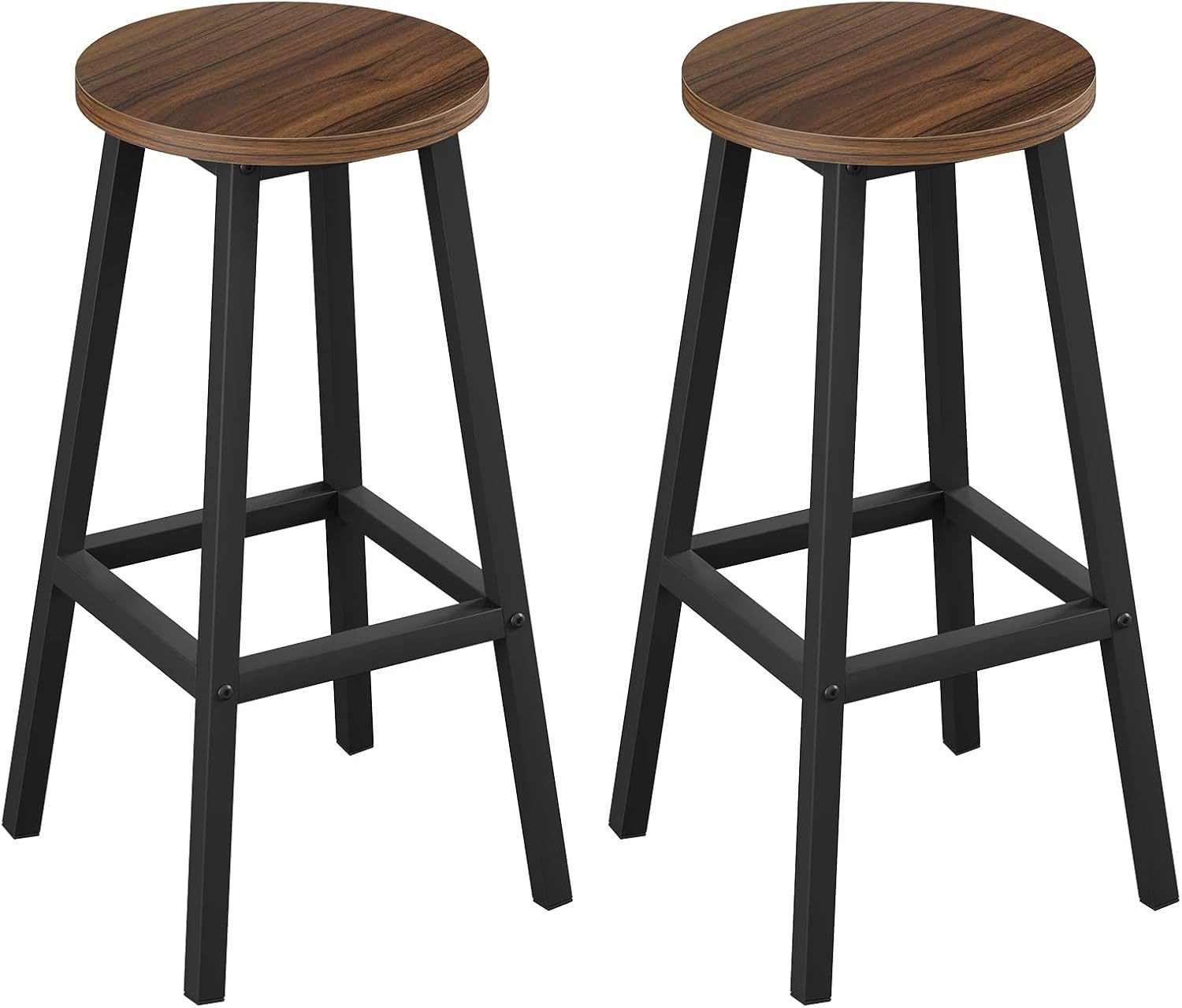 Klihome Barhocker (2 St), Barstühle mit Fußstütze, für Bar Kücheninsel Essz günstig online kaufen