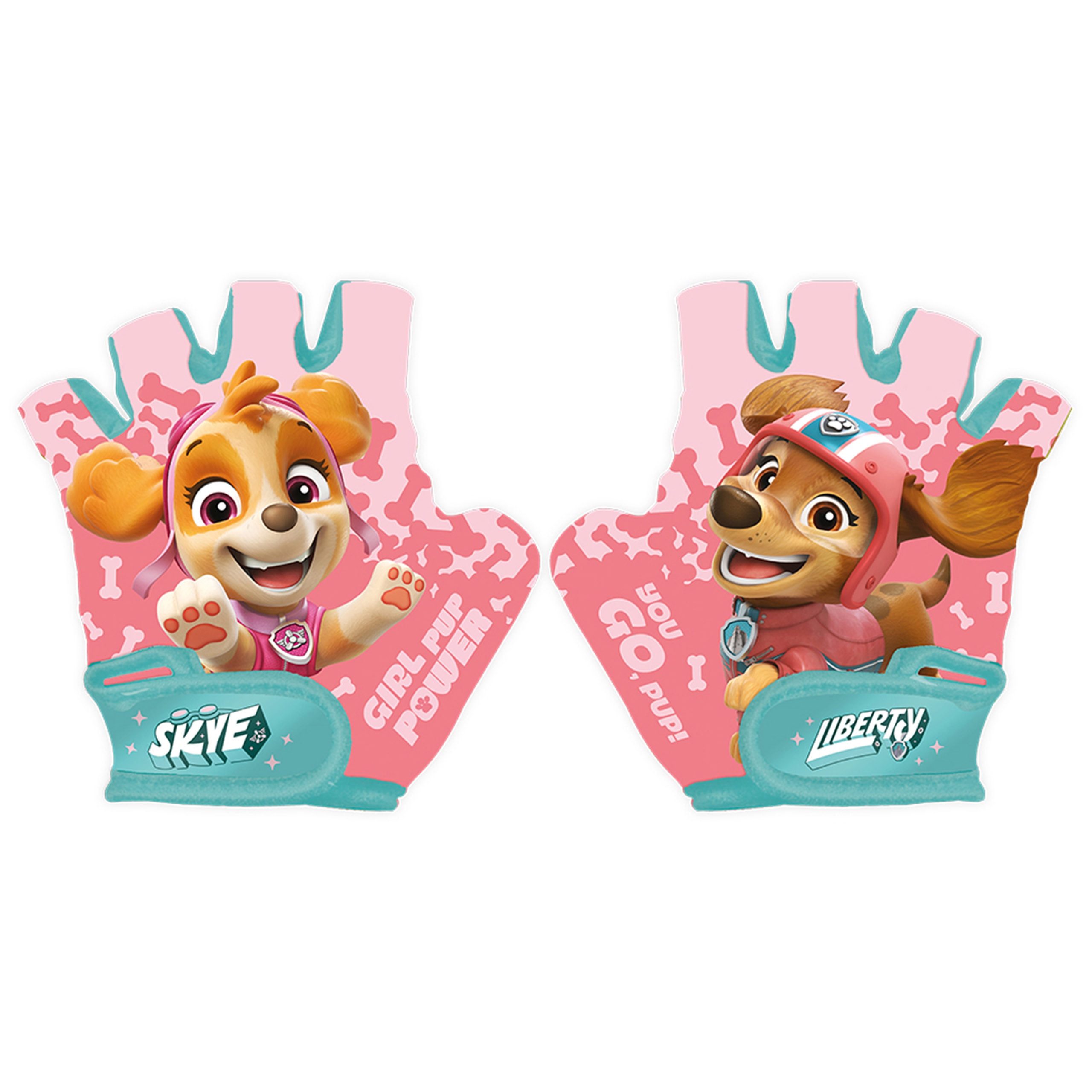 PAW PATROL Fahrradhandschuhe Paw Patrol Skye Liberty Kinder Fahrrad-Handschuhe für Mädchen