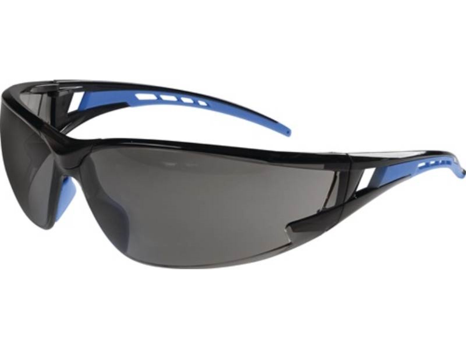 Arbeitsschutzbrille Schutzbrille Falcon 2 EN 166 Bügel blau,Scheibe getönt PC EN 166:201