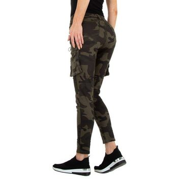 Ital-Design Skinny-fit-Jeans Damen Freizeit Skinny Jeans in Camouflage