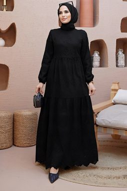 Modabout Maxikleid Langes Kleider Abaya Hijab Kleid Damen - NELB0007D4644SYH (1-tlg)