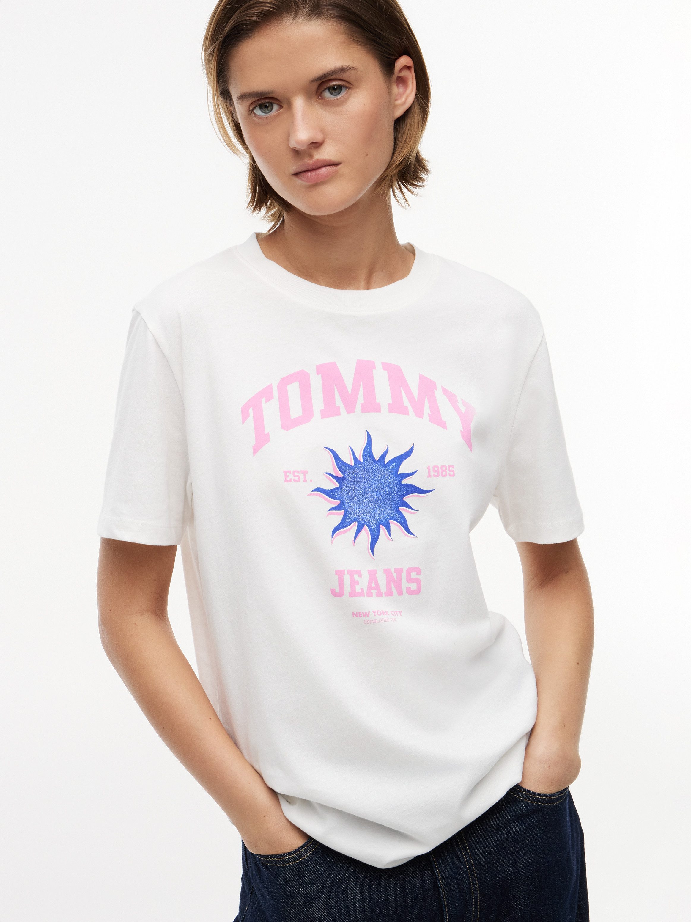 Tommy Jeans T-Shirt TJW RLX NOVELTY TEE Baumwolle, relaxed fit