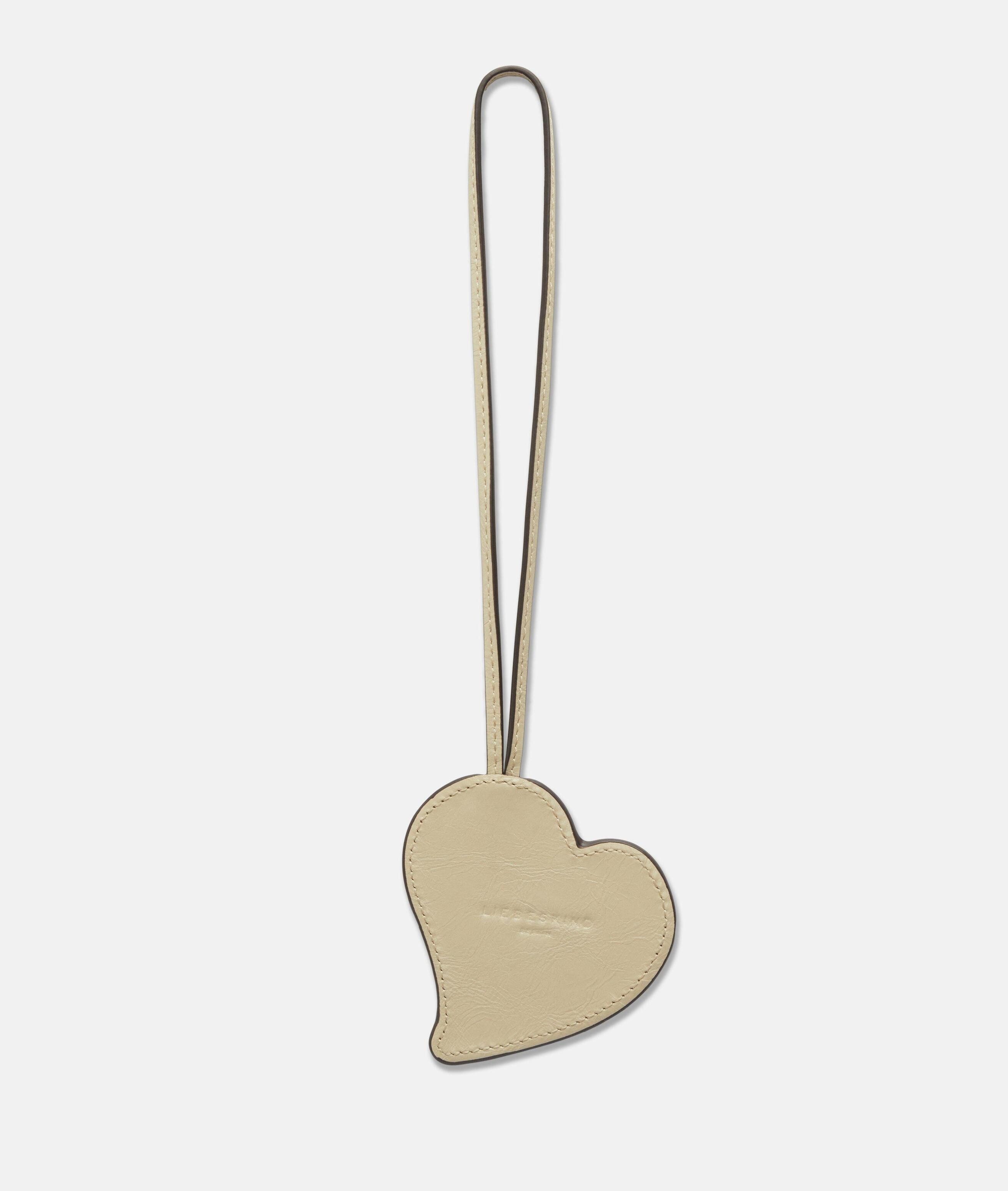 Liebeskind Berlin Schlüsselanhänger Heart Mirror Pendant, Kleiner Spiegel-Anhänger in Herzform