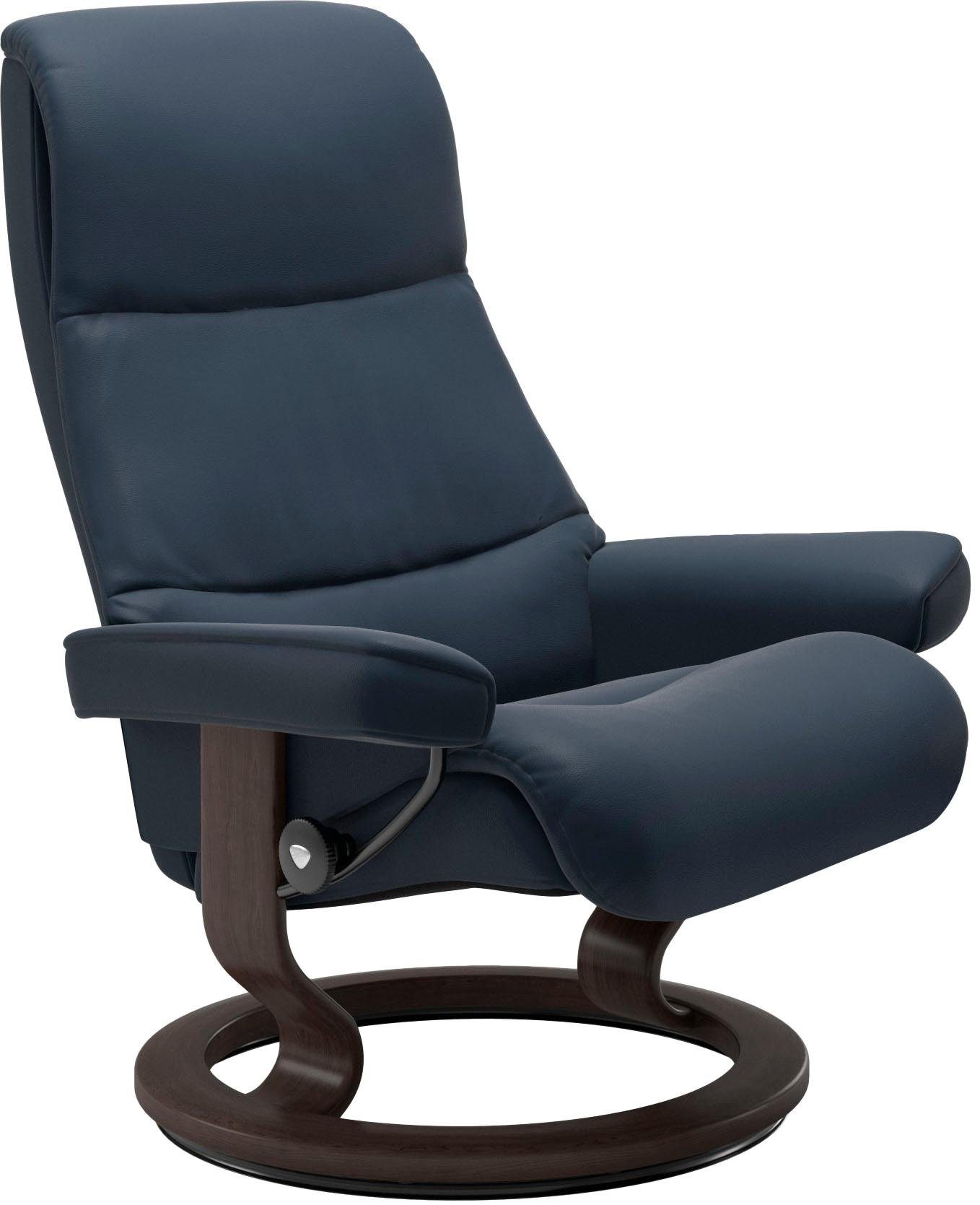Stressless® Base, L,Gestell Wenge Classic View, Größe mit Relaxsessel