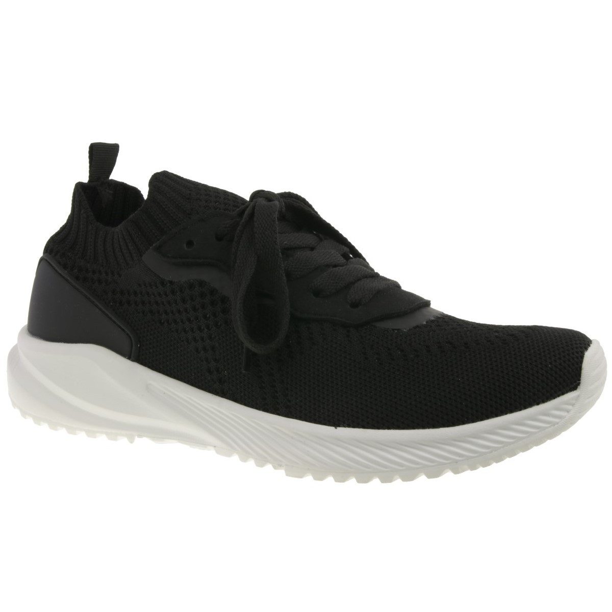 Piece of Mind Damen Sneaker Low-Top Flyknit schwarz EUR 40 Sneaker