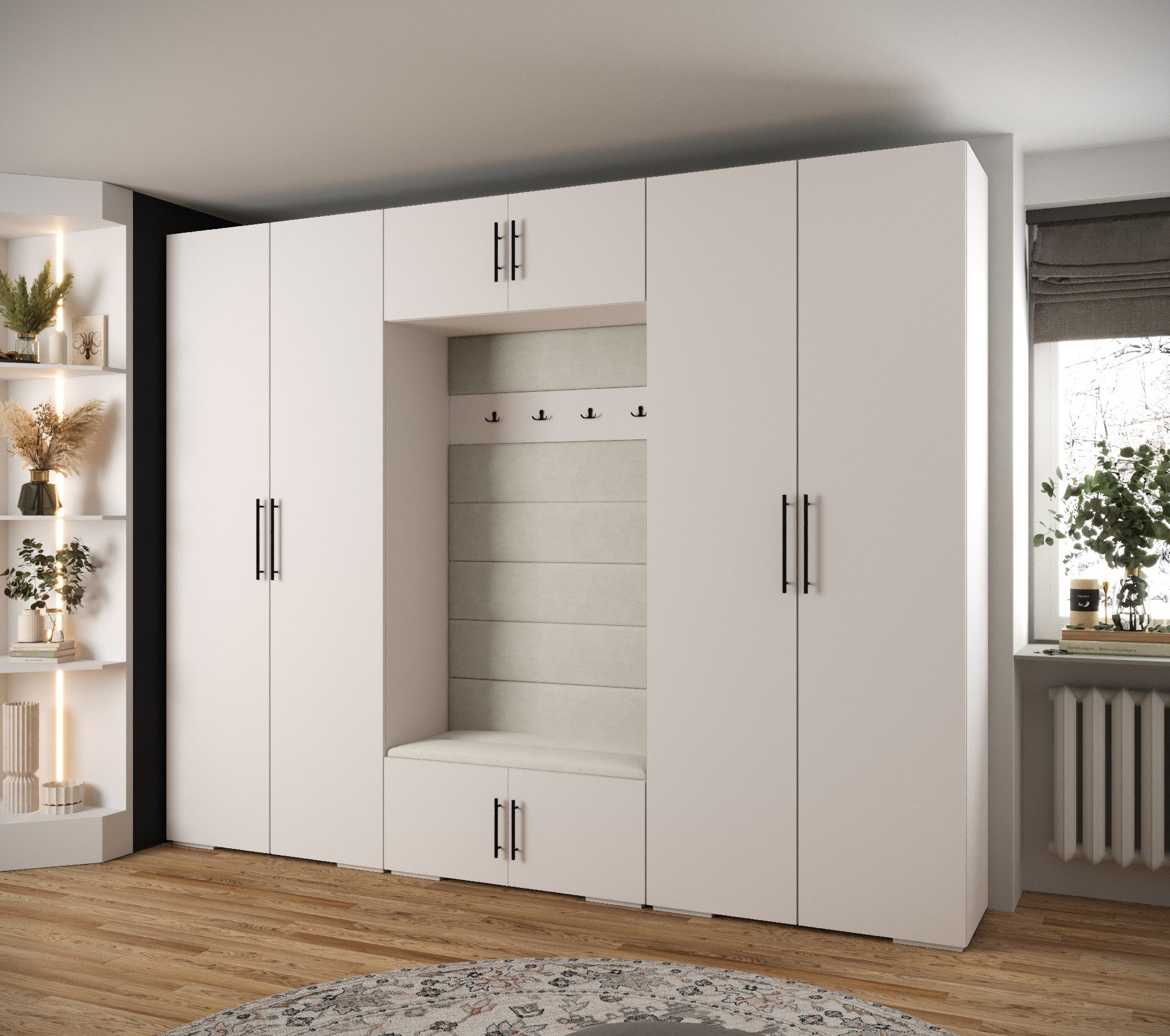 ABIKS MÖBEL Kompaktgarderobe INOVA 3 SATZ günstig online kaufen