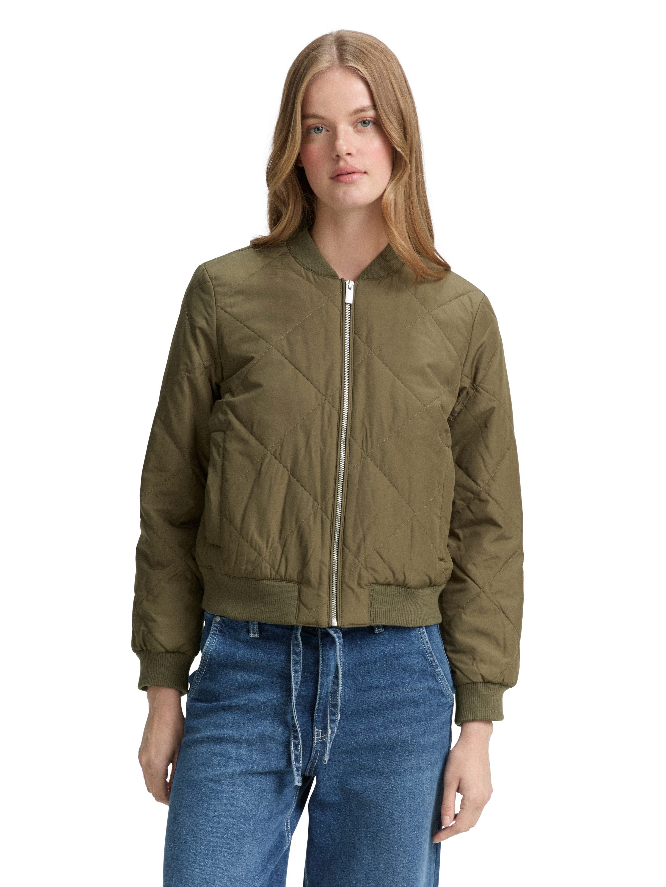 TOM TAILOR Denim Bomberjacke mit Strukurmuster günstig online kaufen