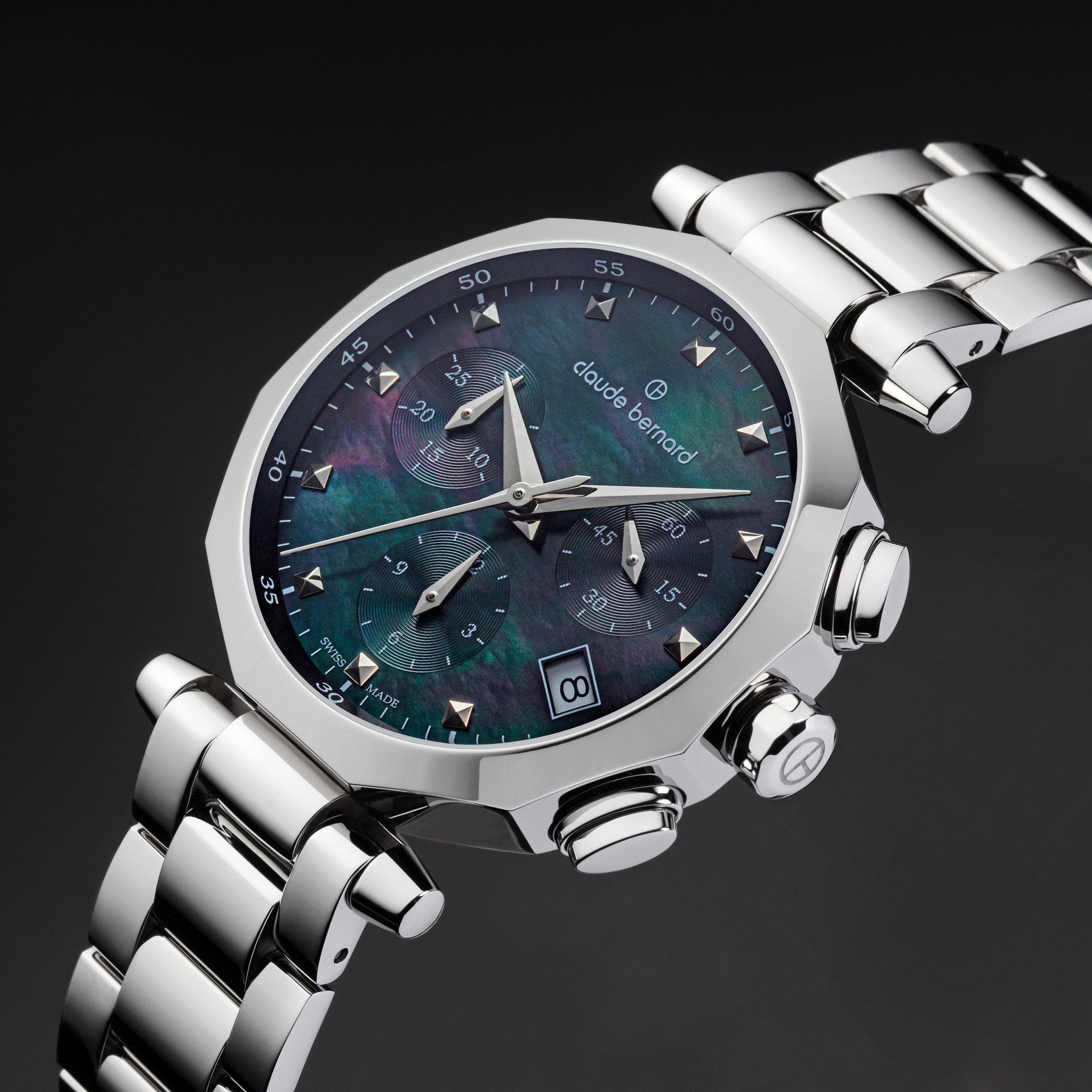 CLAUDE BERNARD Schweizer Uhr Dress Code Chronograph