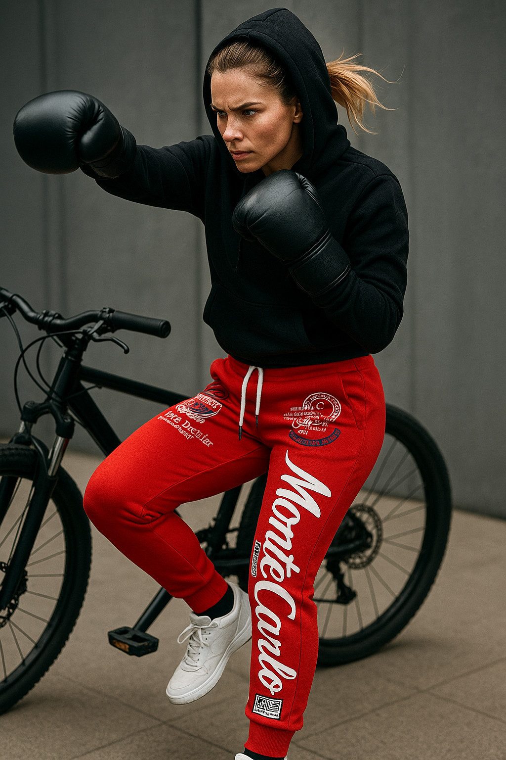 L.gonline Jogginghose Damen Jogginghose, Freizeithose, Sporthose, Monte Carlo 592 (Sweatpants, 1-tlg) mit elastischem Bund