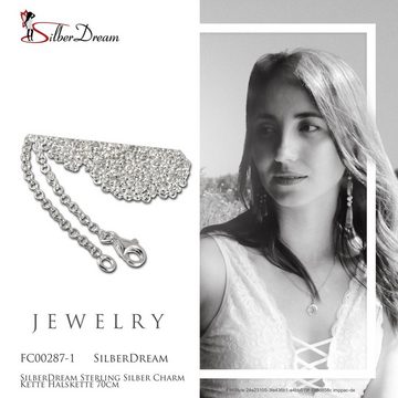 SilberDream Charm-Kette FC0028X1 SilberDream Charmskette für Silber Charms (Charmskette), Charmsketten ca. 70cm, 925 Sterling Silber, Farbe: silber, Made-In Ger