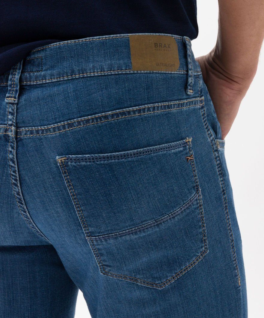 5-Pocket-Jeans blau Denim Cadiz Stretch Ultralight Brax
