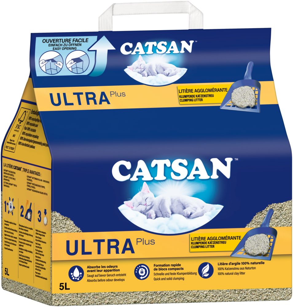Katzenstreu ULTRA Plus Klumpstreu 5l