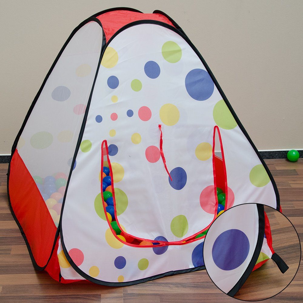 LittleTom Spielzelt für Kinder - Pop Up Kinderspielzelt - Bällebad Zelt Ind günstig online kaufen