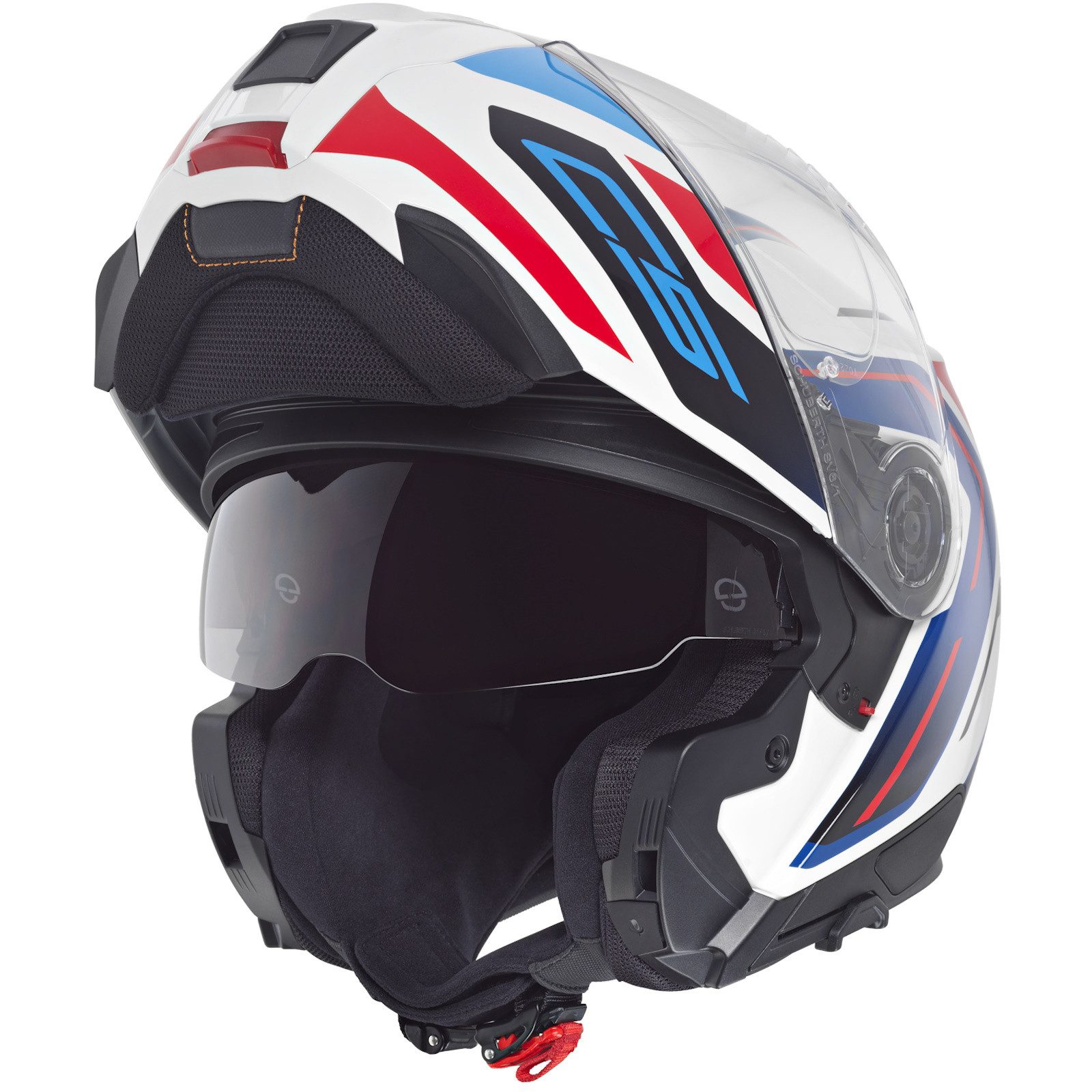 Schuberth Motorradhelm Schuberth C5 Klapphelm Omega White (1er Set)