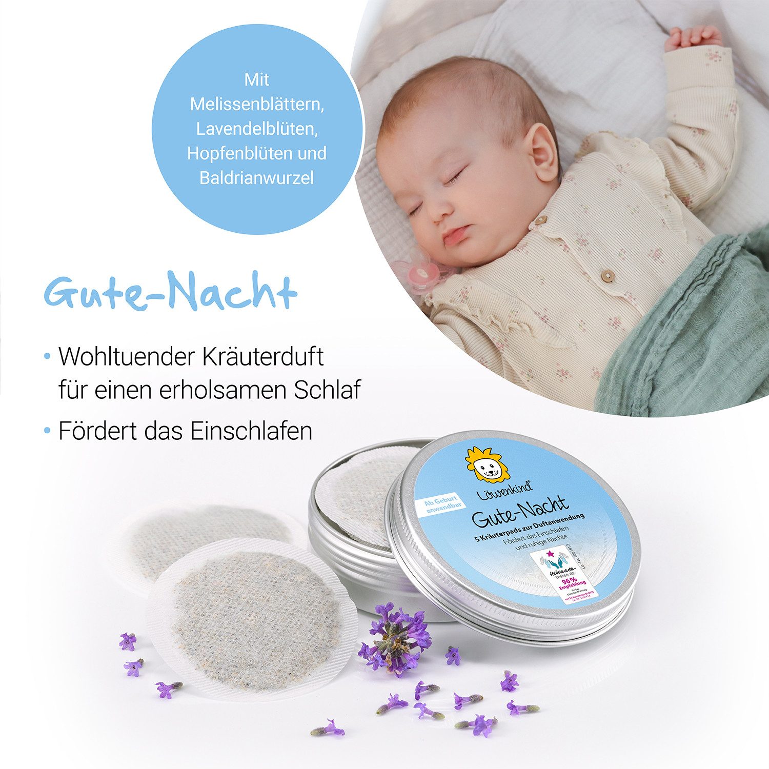 Löwenkind Pflege-Set 5er-Dosen-Set Bestseller Löwenpads Bestseller-Set, 5-tlg., 4x 5 Pads unserer beliebtesten Löwenpads!