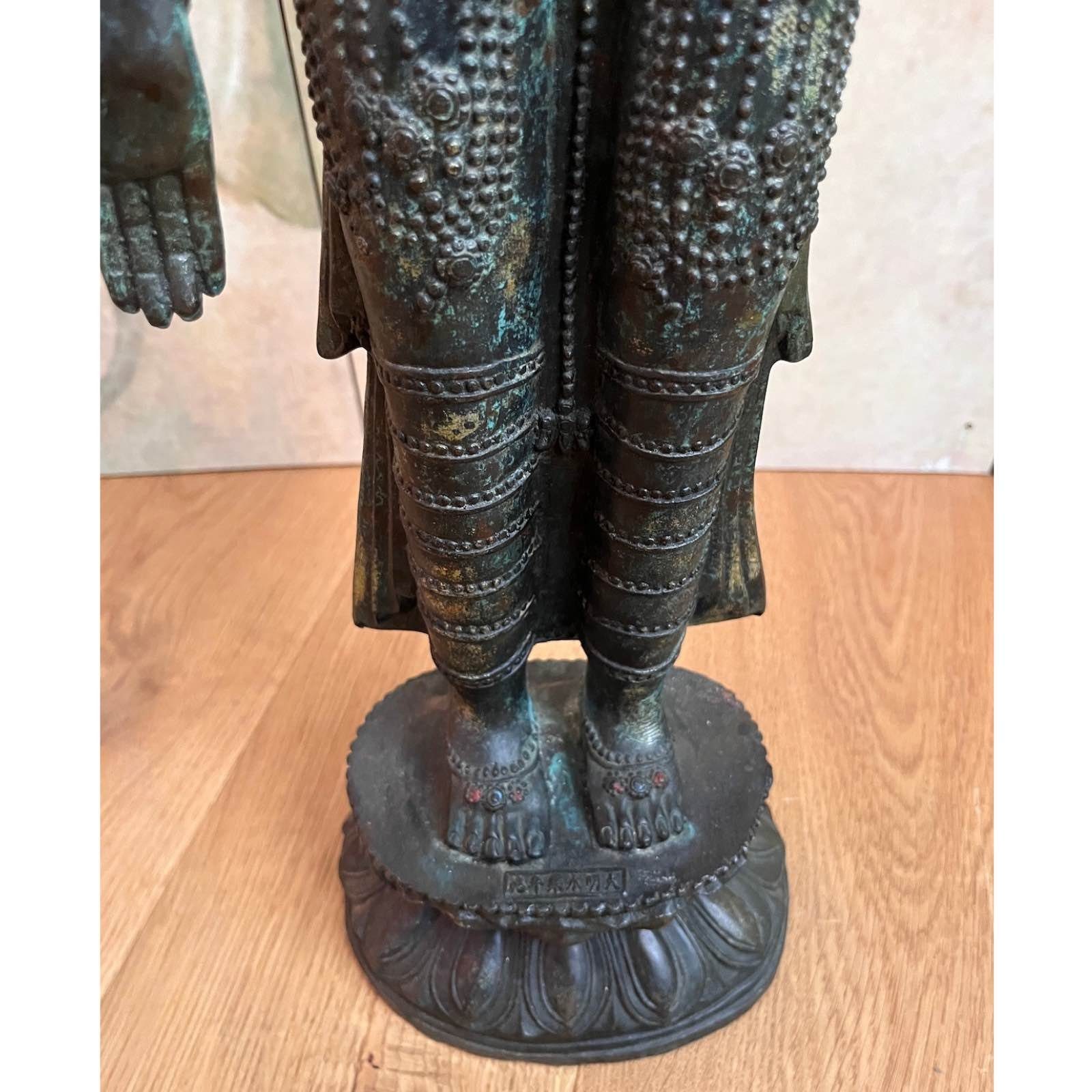 LifeStyle Asien Avalokiteshvara groß Figur Bronze Chenrezig Buddhafigur 67cm Tibet