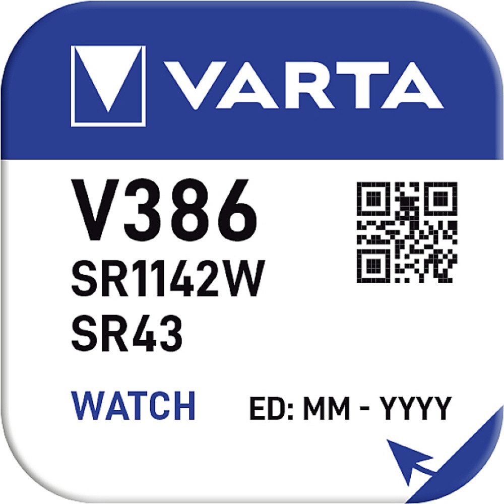 VARTA Varta Knopfzelle 386 1.55 V 1 St. 115 mAh Silberoxid SILVER Coin V386/ Knopfzelle