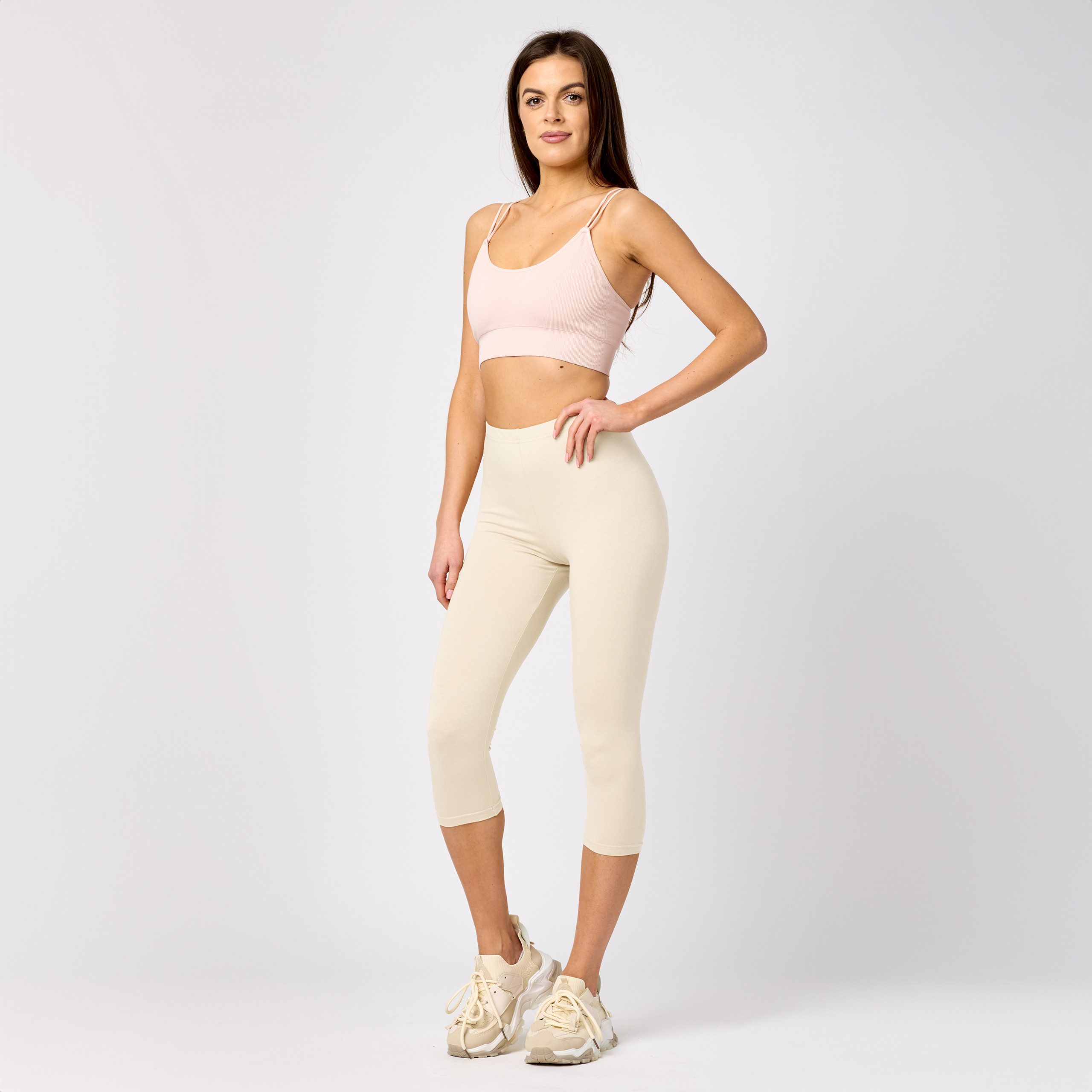 Merry Style Leggings Damen Caprihose 3/4 Hose MS10-144 (1-tlg) aus Viskose günstig online kaufen