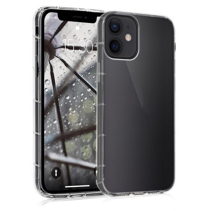 MyGadget Handyhülle Hülle für Apple iPhone 12 Mini - Crystal Clear & Stoßfeste Schutzhülle - Silikon Back Cover dünne Handyhülle Transparent