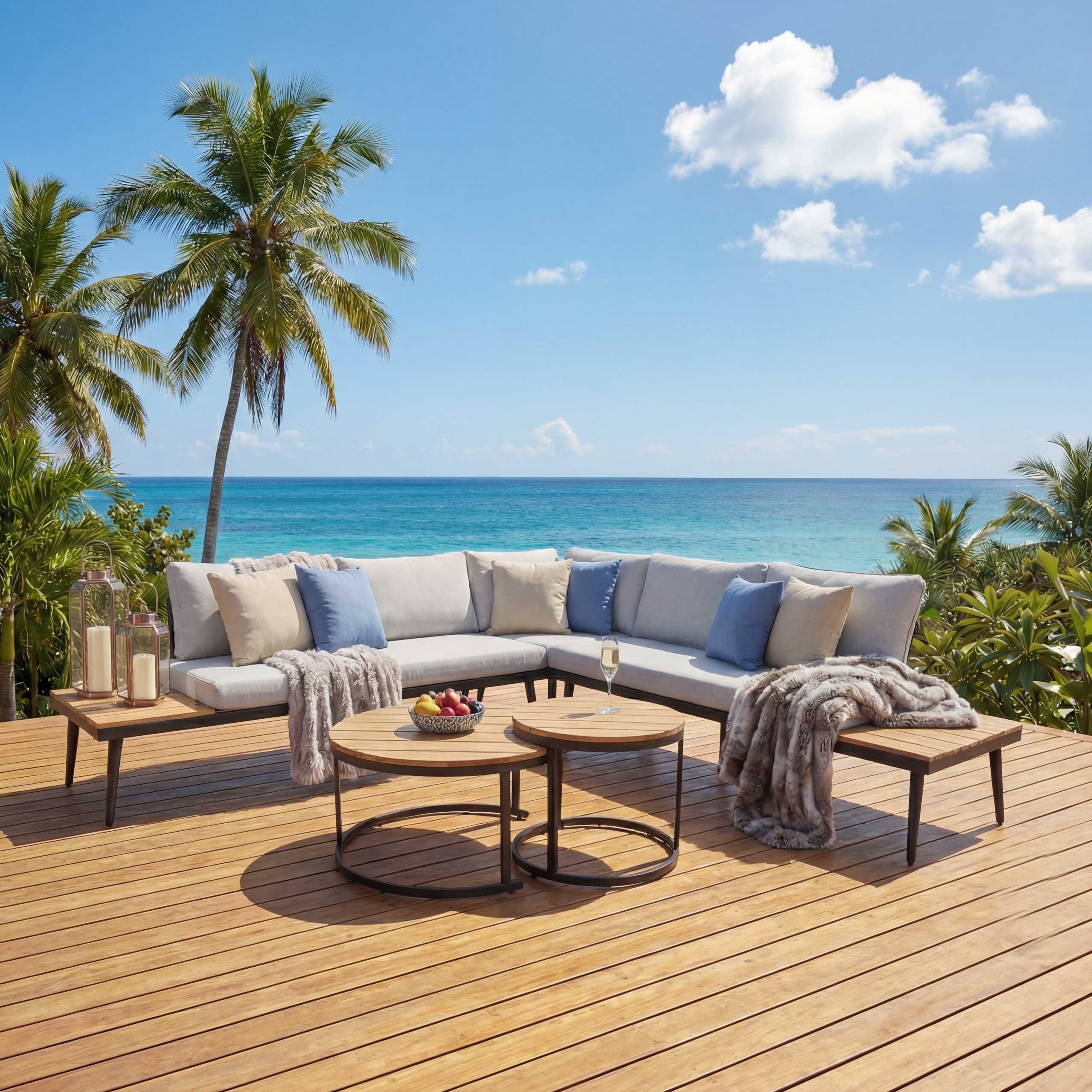 MCW Balkonset MCW-H54c, Spun Poly* -Bezug (u. a. doppelte Lebensdauer)