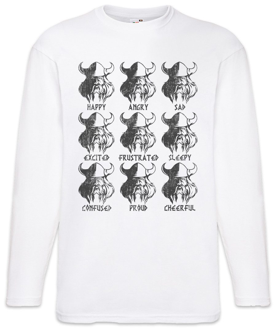 Langarmshirt Viking Emotions Langarm T-Shirt Wikinger Vikings Walhalla Odhin Thor